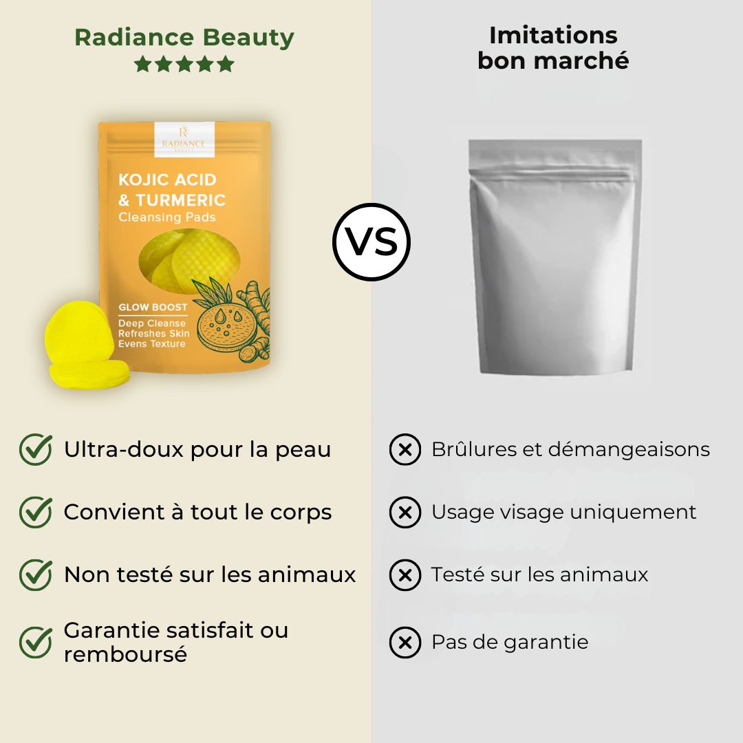 Pads nettoyantes au curcuma Radiance Los Angeles