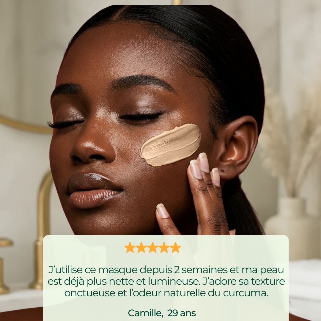 Masque d’argile au curcuma Radiance Los Angeles